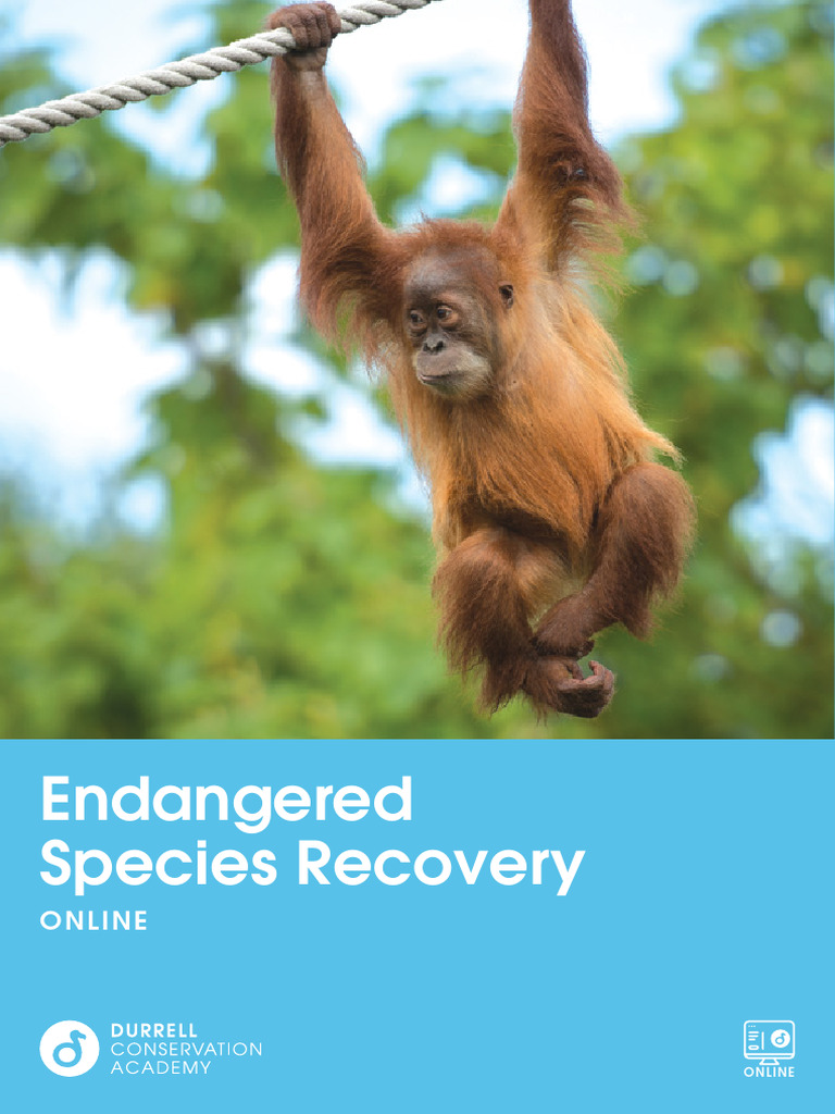 Endangered Species Recovery Course Online | PDF | Conservation Biology ...