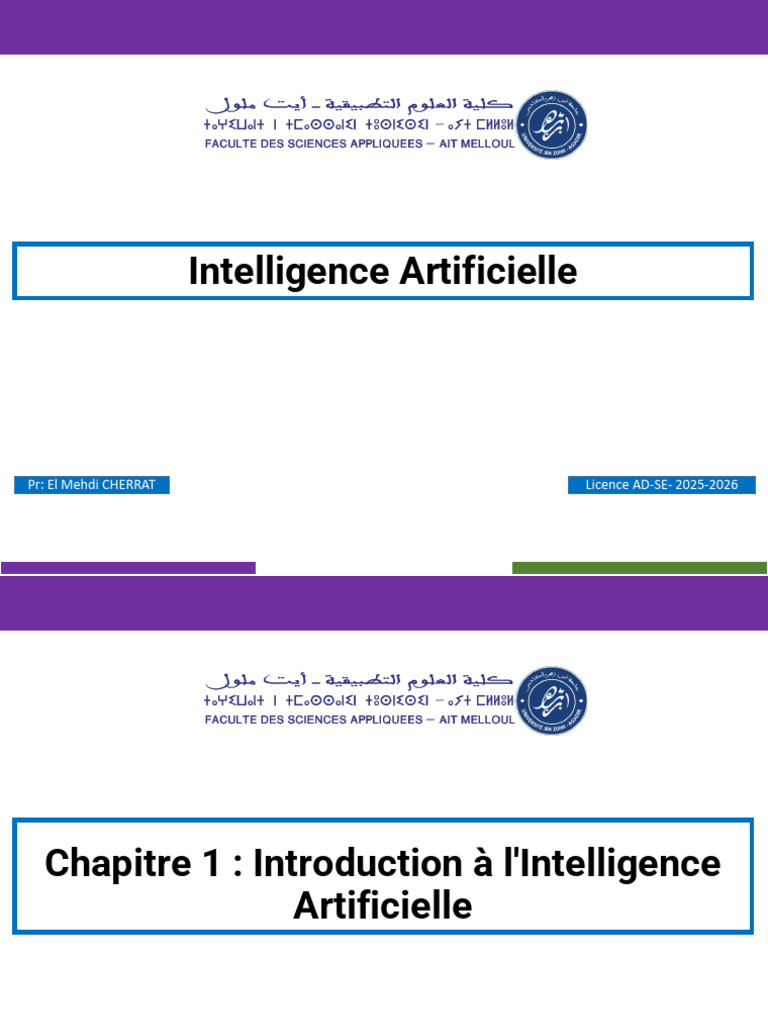 Introduction à l'Intelligence Artificielle | PDF | Intelligence ...