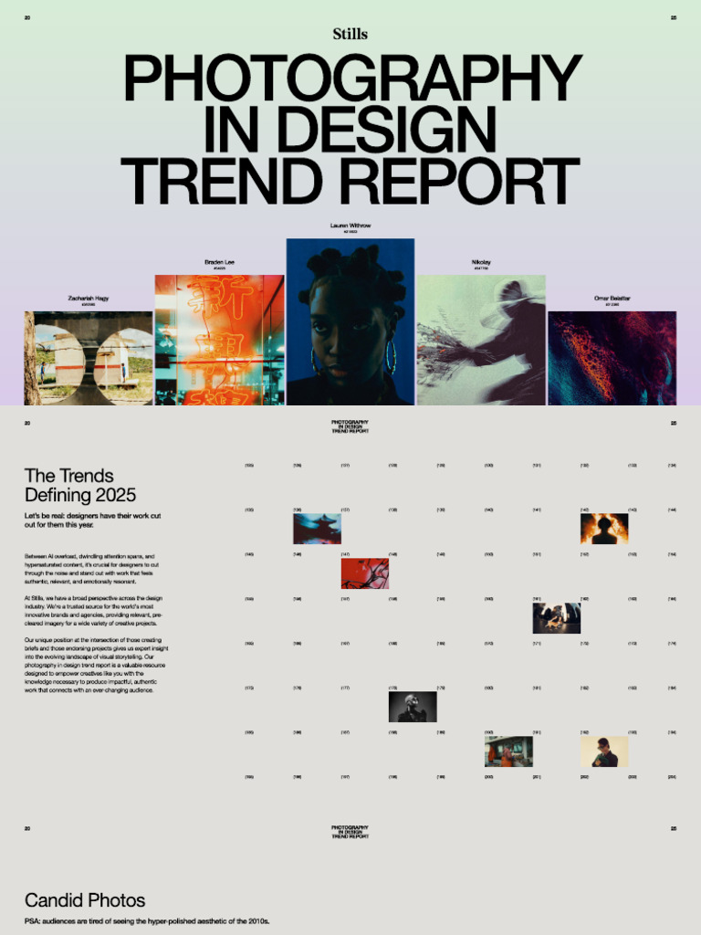 2025 Photography Design Trends Report | PDF | The Arts