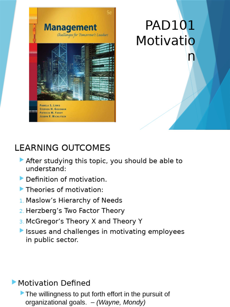 Understanding Employee Motivation Theories | PDF | Motivational ...