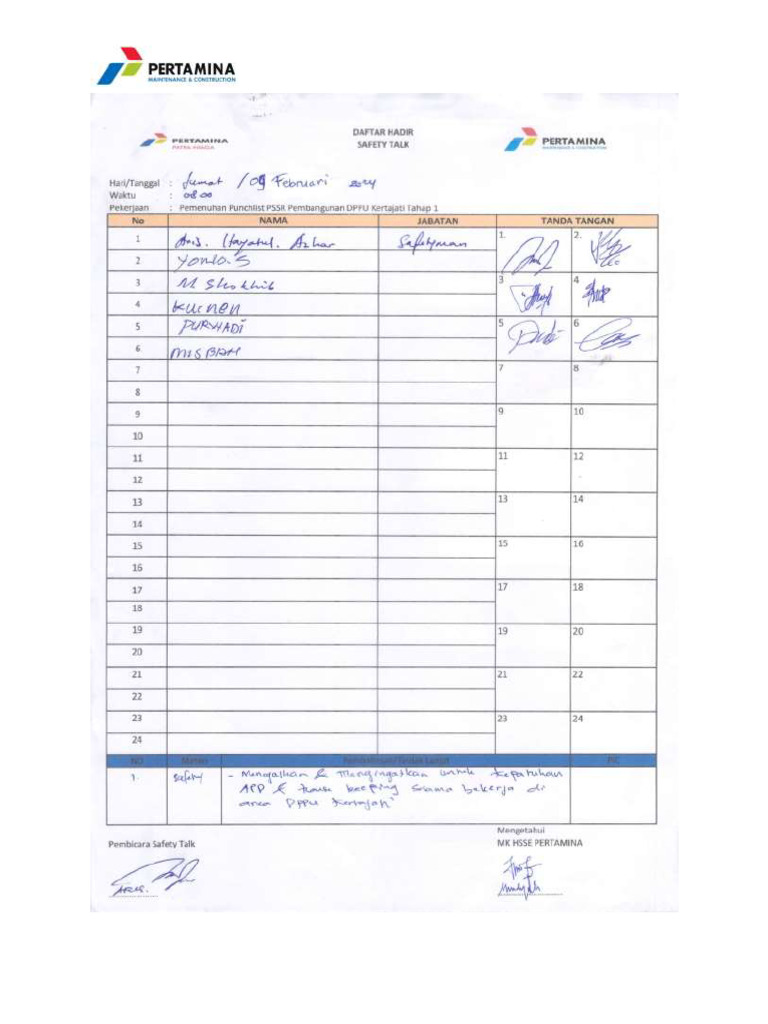 TBM 09 Feb 24 | PDF