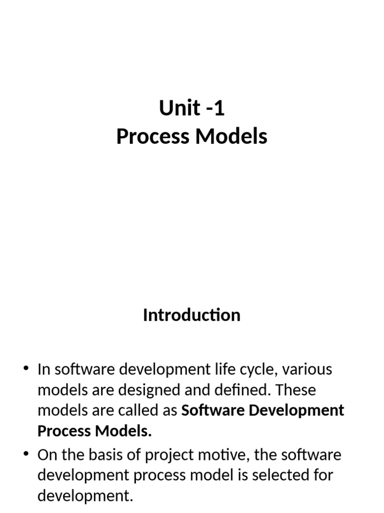 Overview of Software Development Models | PDF | Software Development ...