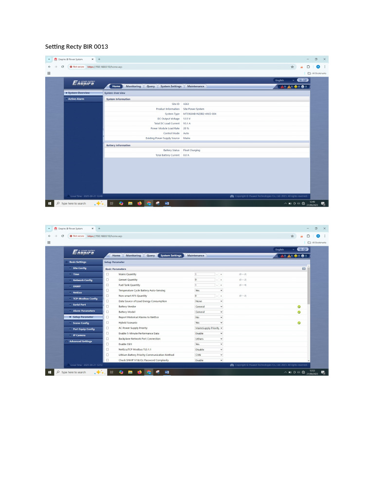 Setting Recty Hwi Smu02c Bir 0713 | PDF