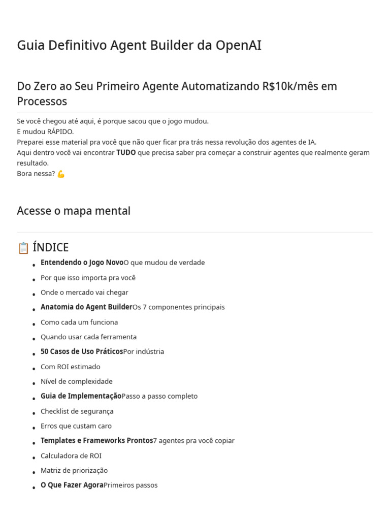 Guia Completo para Criar Agentes de IA | PDF | Economia | Automação