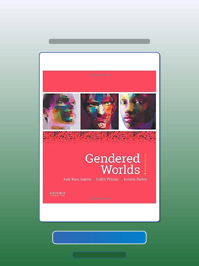 Authorized Gendered Worlds 4th Edition eBook and TestBank Bundle | PDF ...