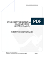 Fundamento Doctrinal de La Iglesia de Dios