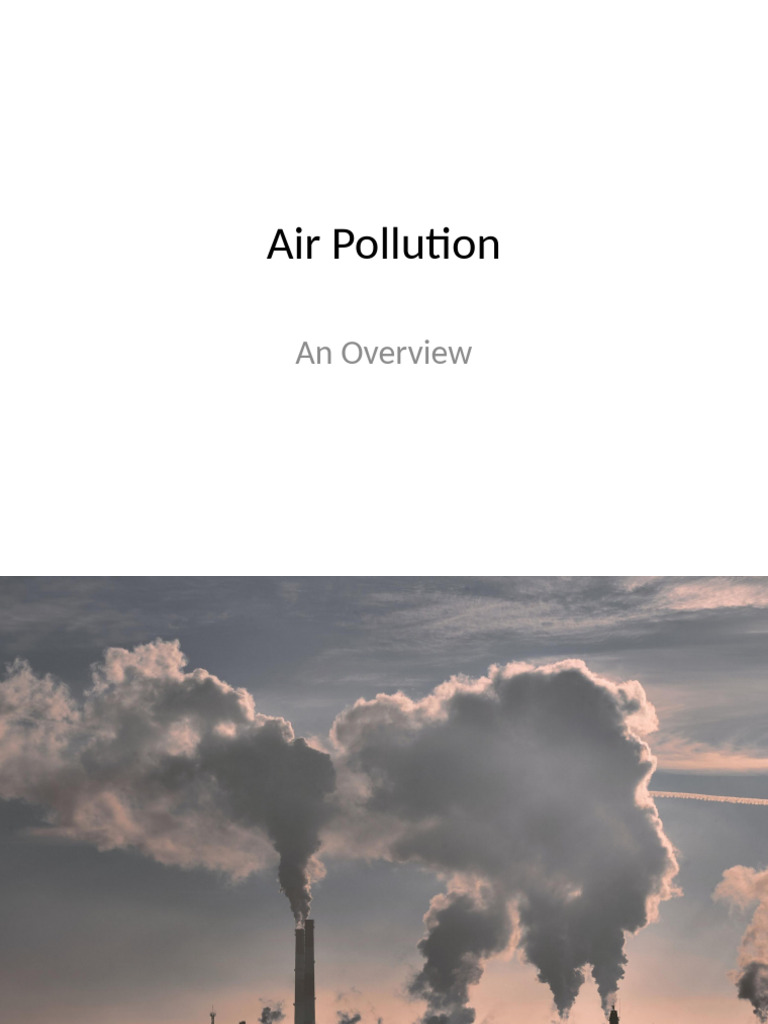 Air Pollution Presentation | PDF