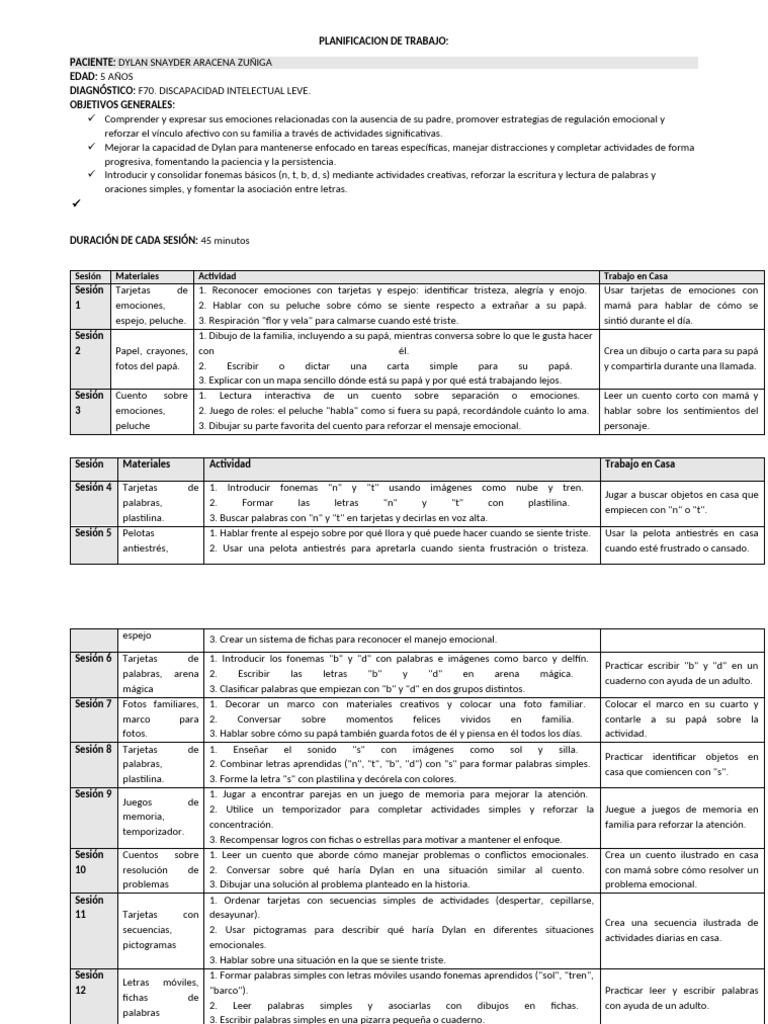 Plan de Terapia Emocional y Lingüística | PDF | Las emociones | Sicología