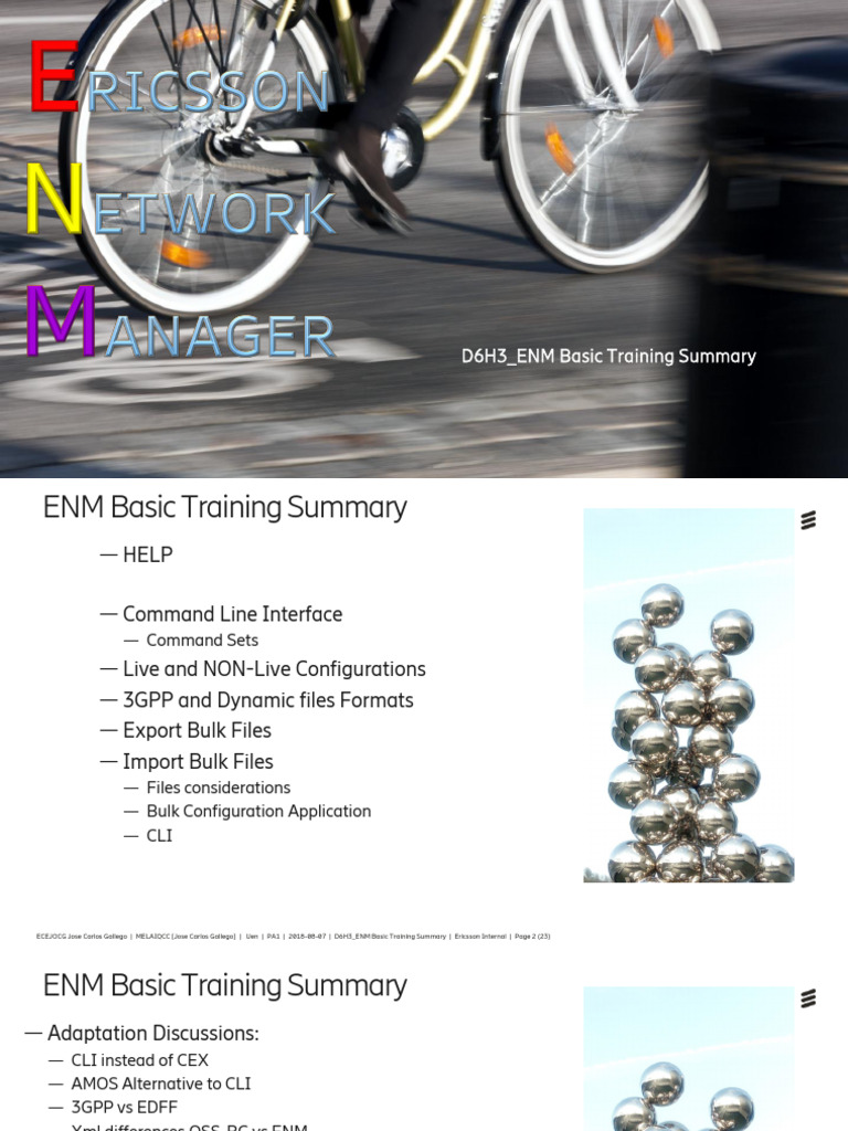ENM Basic Training Overview Guide | PDF | Command Line Interface ...
