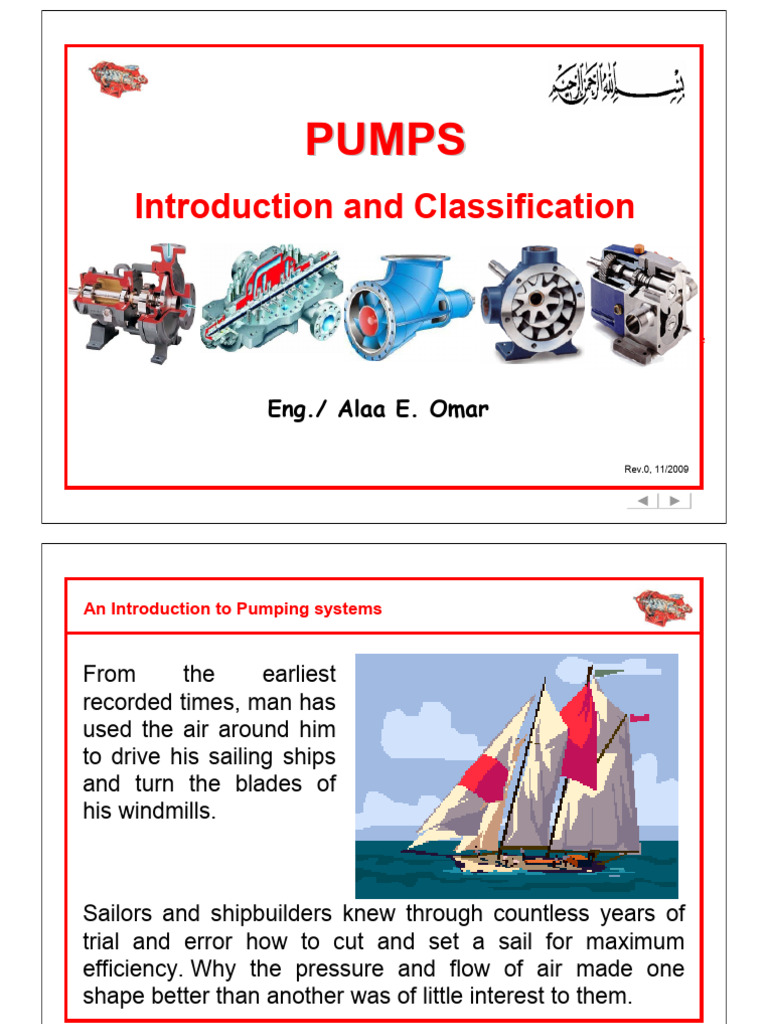 Overview of Pump Types and Functions | PDF | Pump | Fluid Mechanics