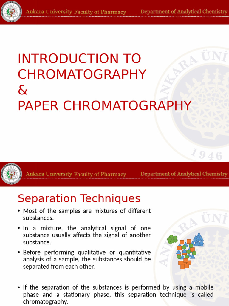Paper Chromatography 2019-2020 | PDF | Chromatography | Elution