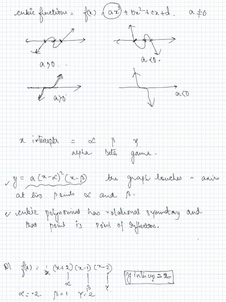 Cubic Functions | PDF