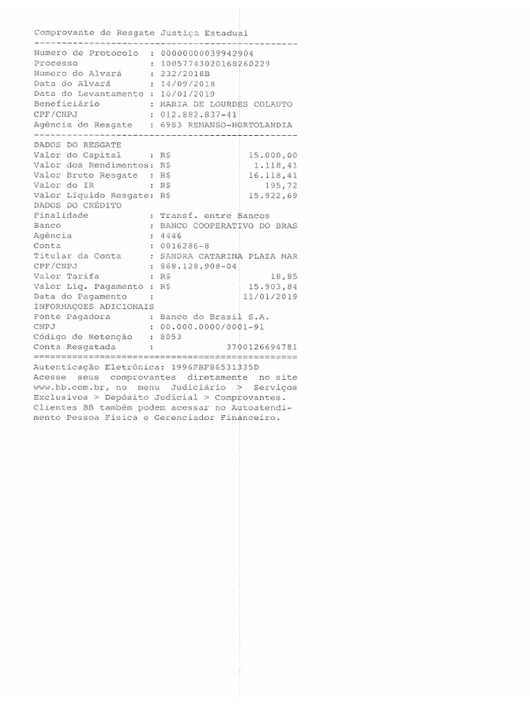 Cópia de Documento Judicial Assinado | PDF