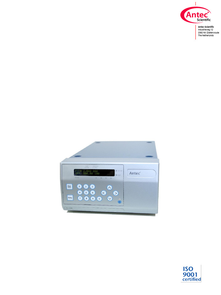 193 - 0010S - 04 - LC 110S Pump User Manual | PDF | High Performance ...