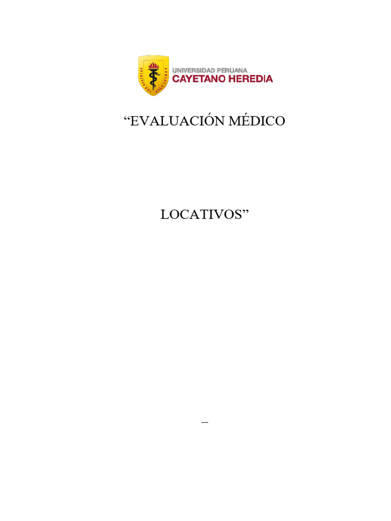 EV. Med Ocup FX Locativos | PDF | Seguridad y salud ocupacional | La ...