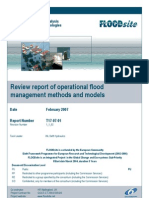 Review Report of Operational Flood Management Methods and Models