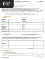 NHS LSF TDAE Claim Form Guide | PDF | Fraud | Receipt