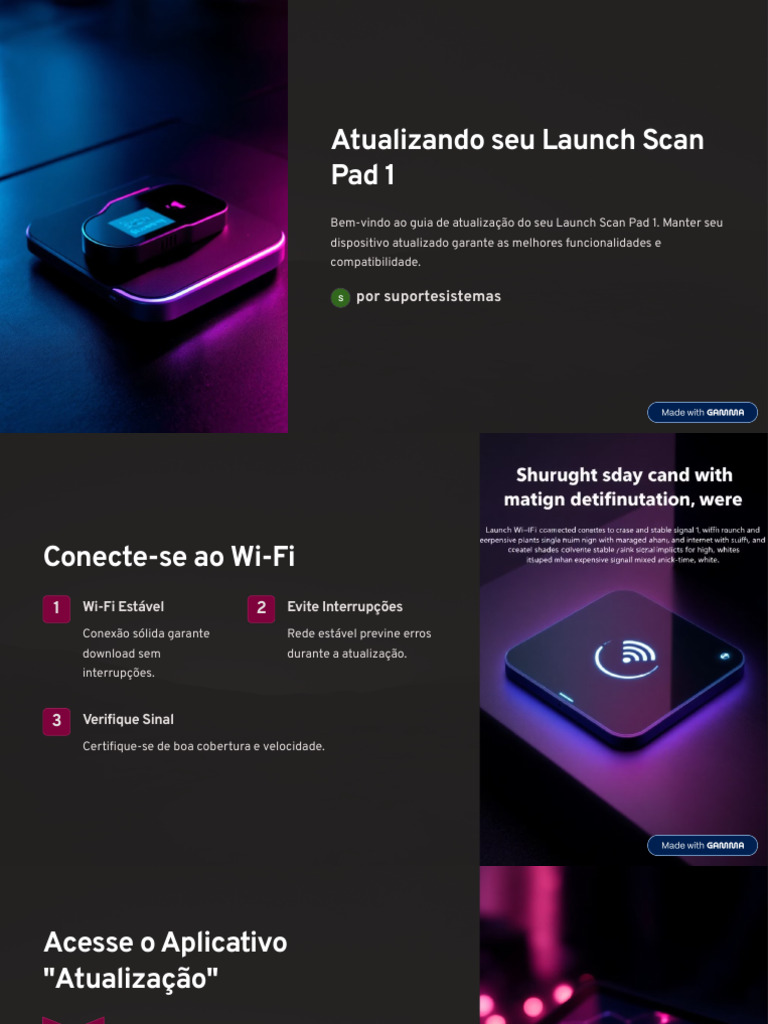 Atualização do Launch Scan Pad 1 | PDF
