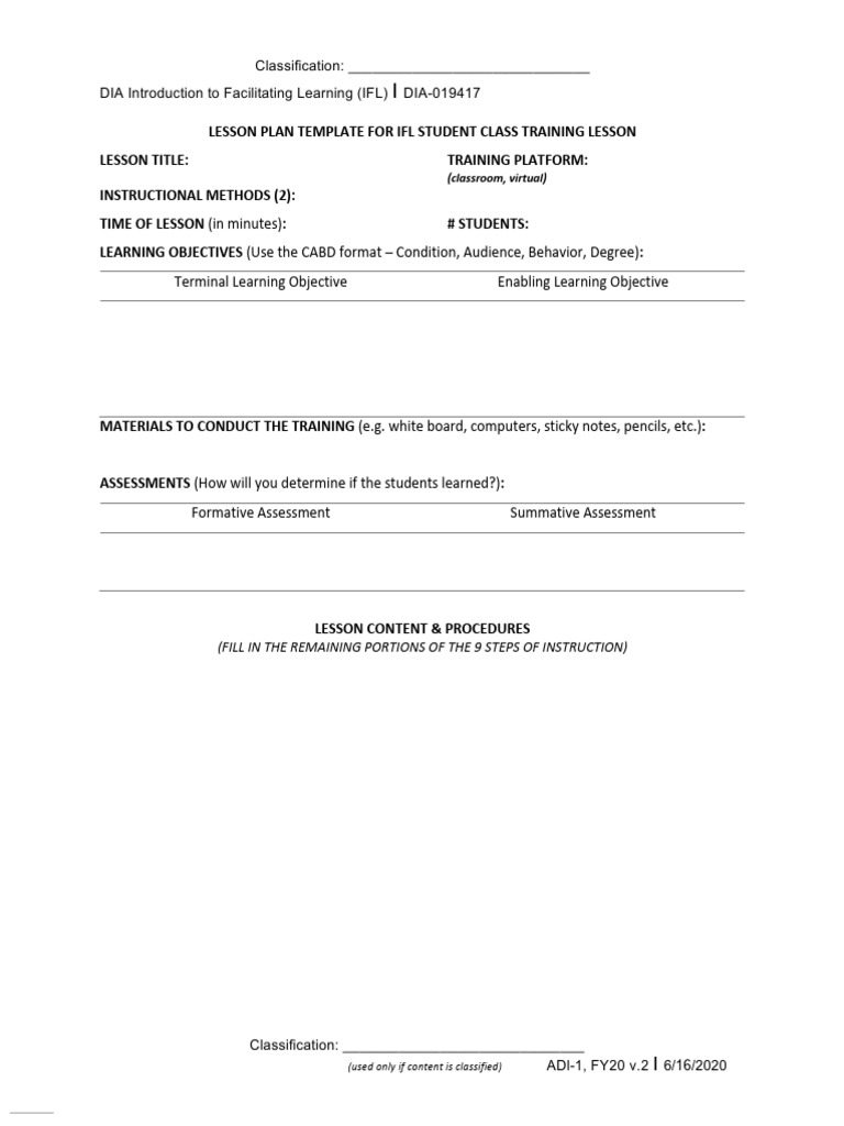Manual Transmission Driving Lesson Plan | PDF | Learning | Behavior ...