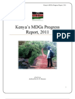 Kenya's MDGs Progress Report, 2011 PDF