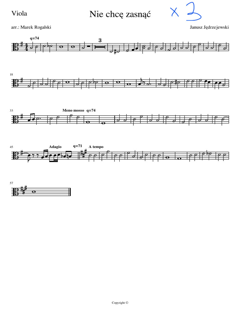 Nie Chcę Zasnąć-Viola | PDF
