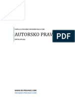 Autorsko Pravo - Ispitna Pitanja