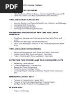 Oracle Time and Labor Implementation Guide | PDF | Time Management ...