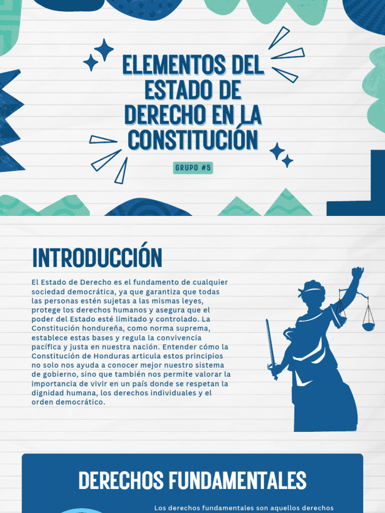 Estado de Derecho en la Constitución de Honduras | PDF | Ejecutivo ...