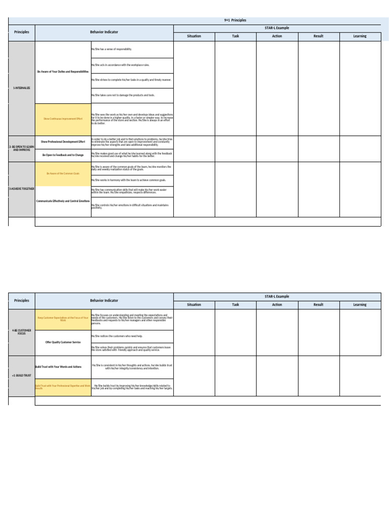 Mid Level - STAR-L Examples (4 1) 1 | PDF | Goal | Learning
