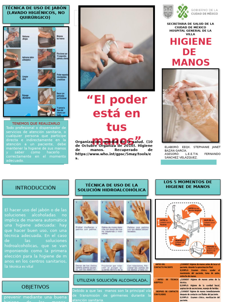 Higiene de Manos en Atención Sanitaria | PDF | Lavado de manos | Higiene