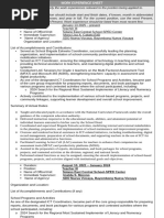 2025 Revised Work Experience Sheet | PDF | Teachers | Classroom Management
