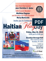 Haitian Flag Day Flyer