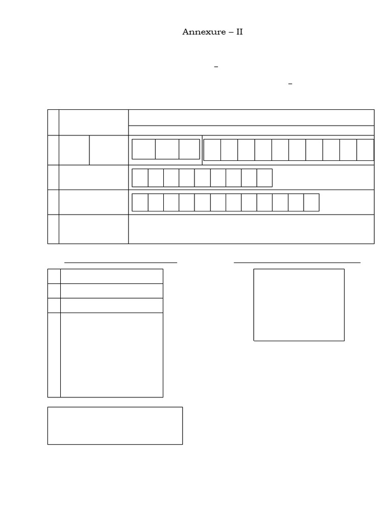 2498136170annexure II - Identification Form | PDF