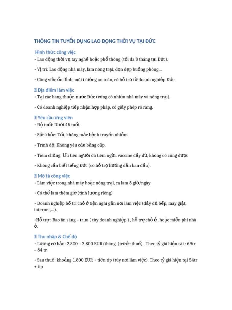 Thong Tin Lao Dong Thoi Vu Duc | PDF