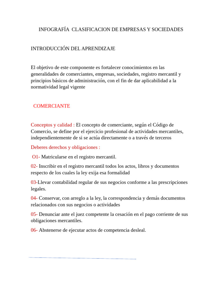 Clasificación de Empresas y Sociedades | PDF | Sociedad de ...