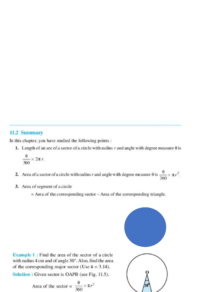 Circle Area Ncert | PDF