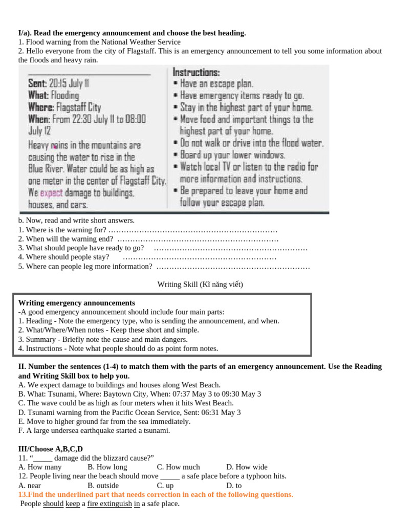 Emergency Flood and Typhoon Alerts Guide | PDF | Tsunami | Typhoon