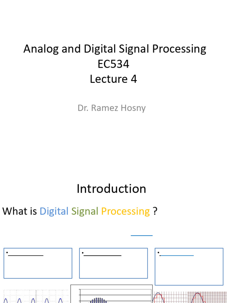 Understanding Signal Processing Types | PDF | Digital Signal Processing ...