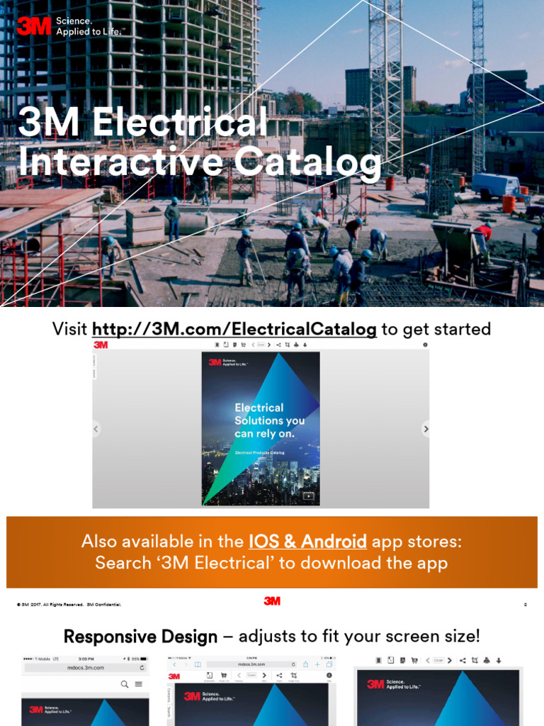 3M Electrical Interactive Catalog Guide | PDF | Mobile App | Computing
