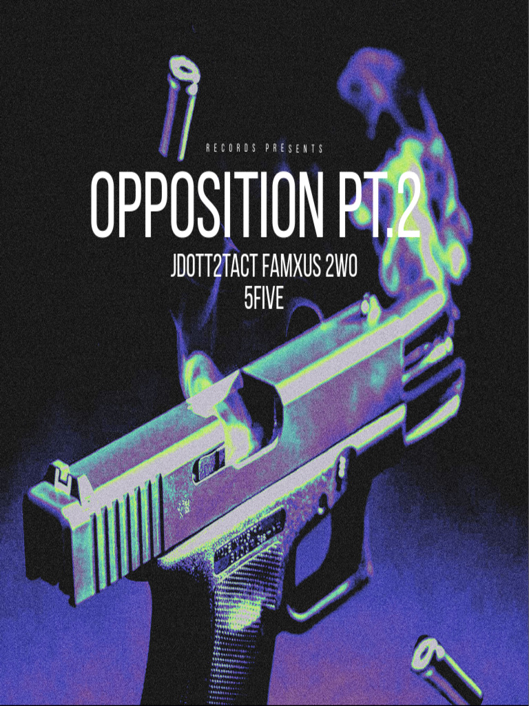 Gun Smoke RAP Cover Art Design Template | PDF
