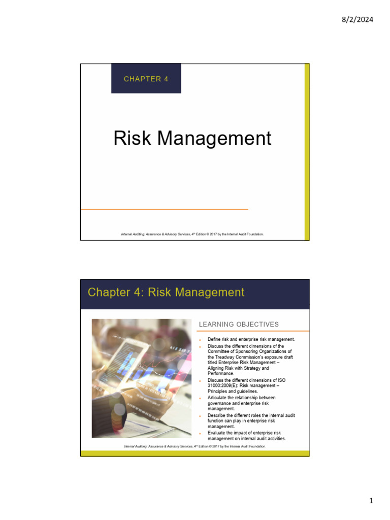 Risk Management in Internal Auditing | PDF | Internal Audit | Risk ...