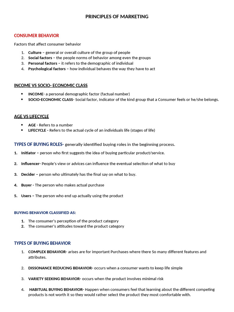 Understanding Consumer Behavior Factors | PDF | Behavior | Market ...