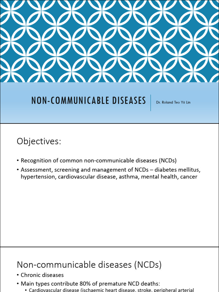 Managing Non-Communicable Diseases in Malaysia | PDF | Non Communicable ...