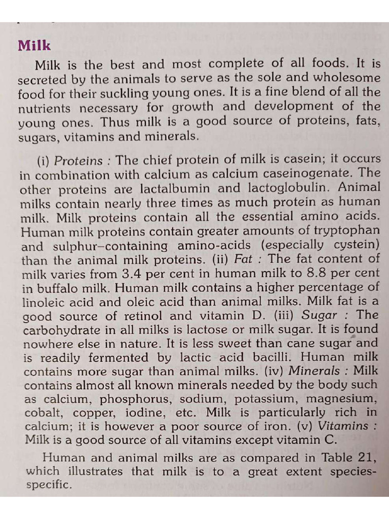 Milk | PDF