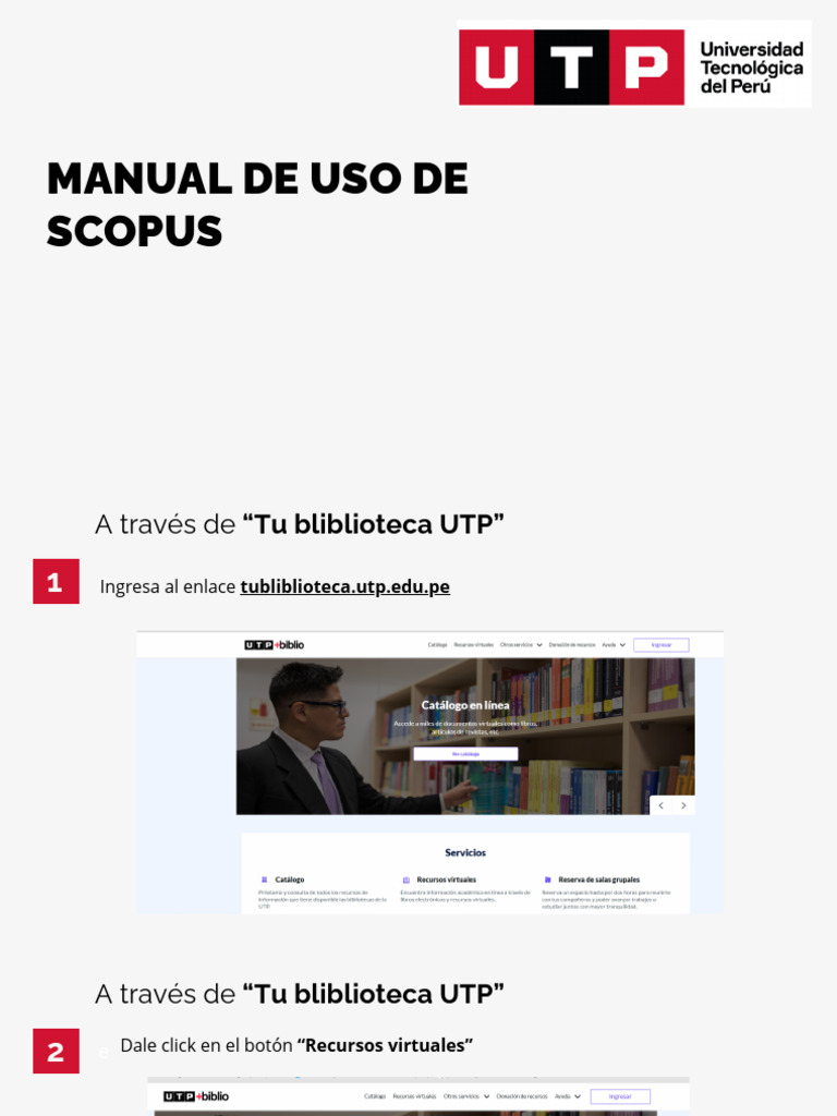 Cómo usar Scopus en UTP | PDF
