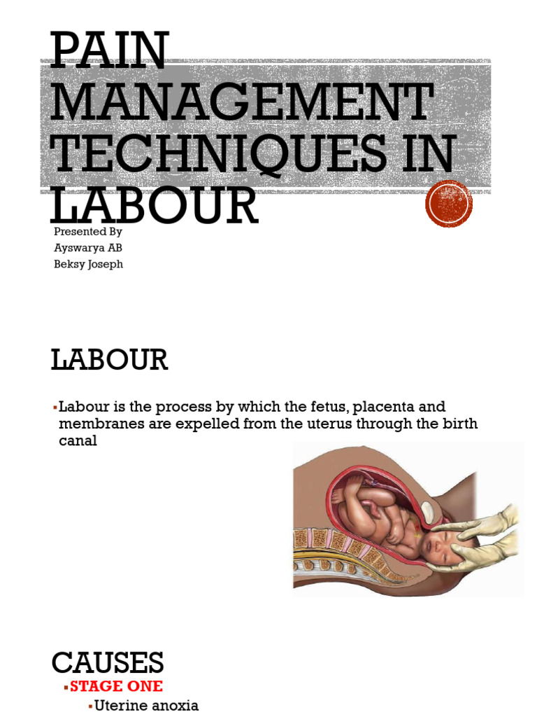 Effective Pain Management in Labour | PDF | Childbirth | Anesthesia