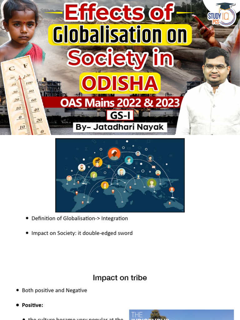 Globalisation's Impact on Society and Tribes | PDF | Economies