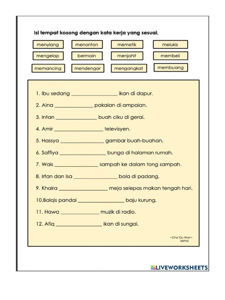 Worksheet 977789 | PDF