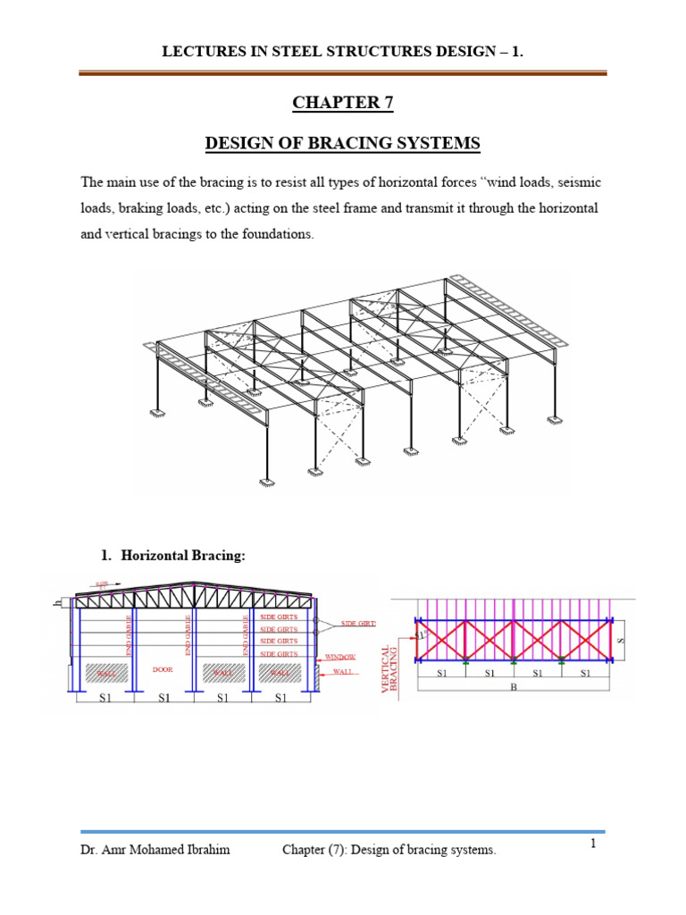 Wind Bracing Design in Steel Structures | PDF | Structural Engineering ...
