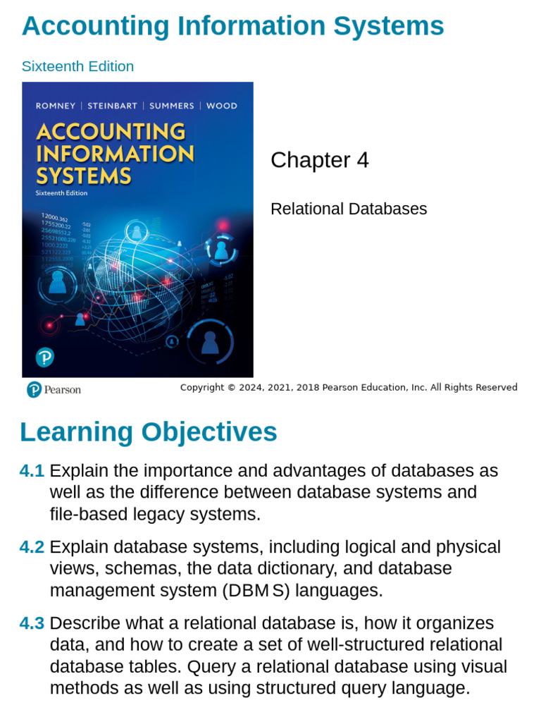 Understanding Relational Databases in Accounting | PDF | Databases ...